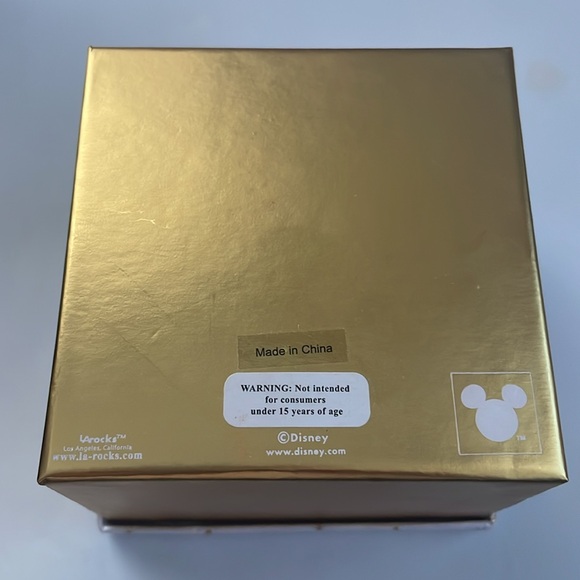 Disney Minnie Mouse Rhinestone & Charm Fine Silver Bracelet BNIB - Picture 11 of 11